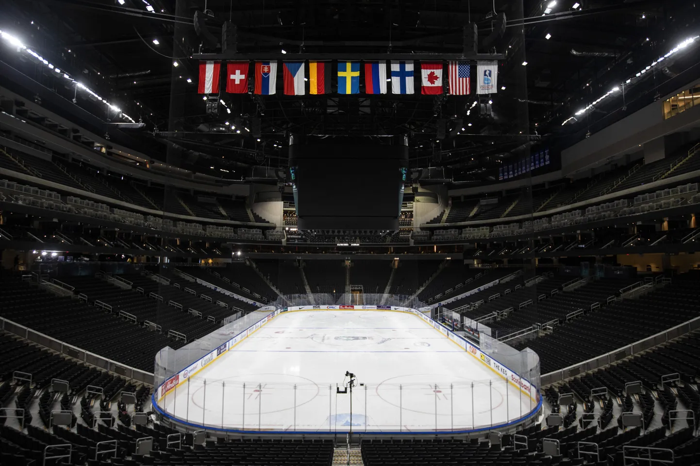Rogers Place'i areen, kus peeti juunioride jäähoki MMi kohtumisi.