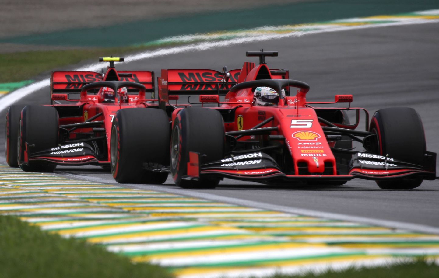 Ferrari piloodid Sebastian Vettel ja Charles Leclerc