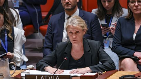 Latvijas vēstniece ANO: Krievija atsakās pieņemt pašas sāktā
