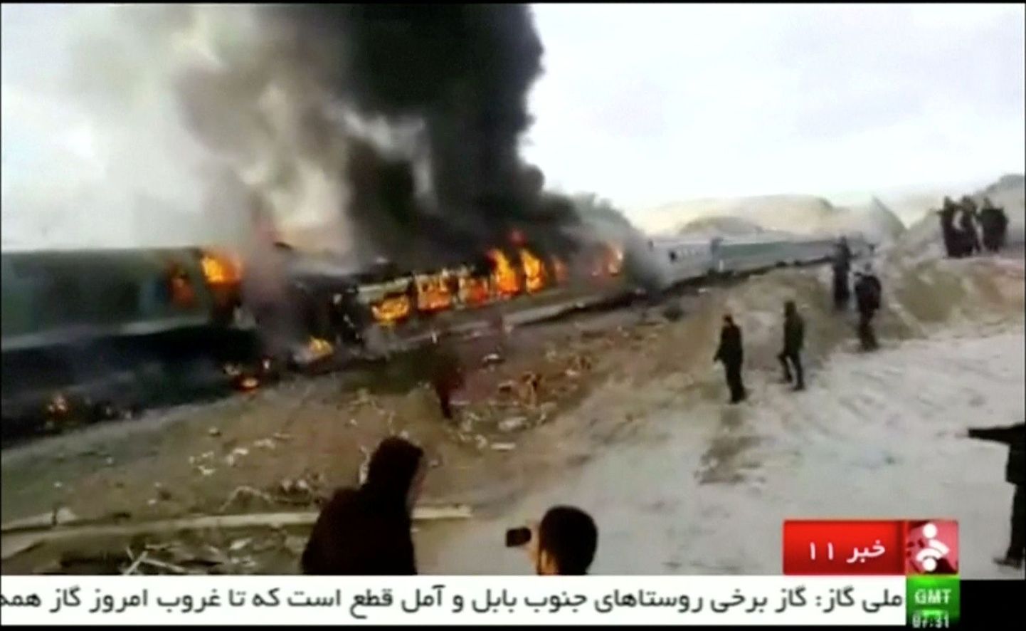 Rongiõnnetus toimus Shahroudi linnas, Semnani provintsis.