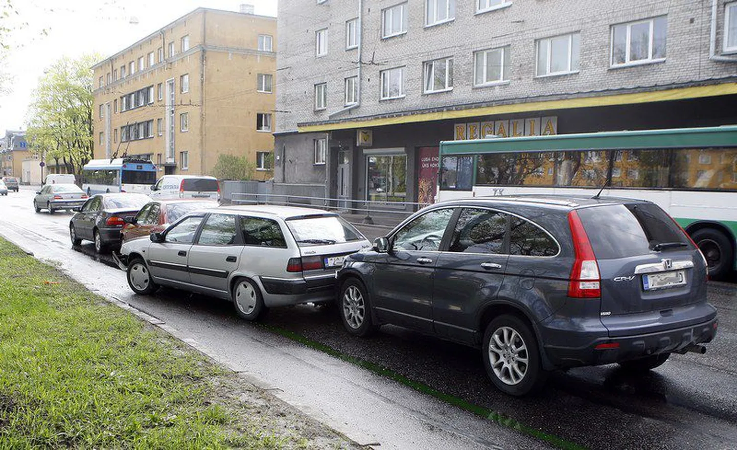Ahelavarii Paldiski maanteel.