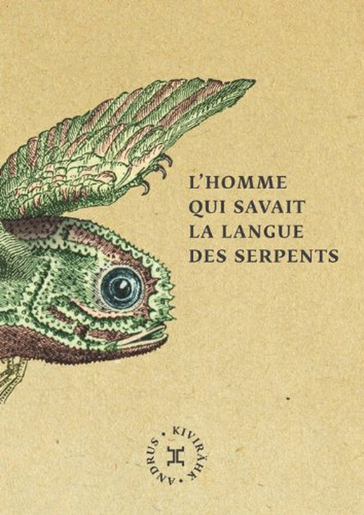 Romaani prantsuskeelse väljaande esikaas.