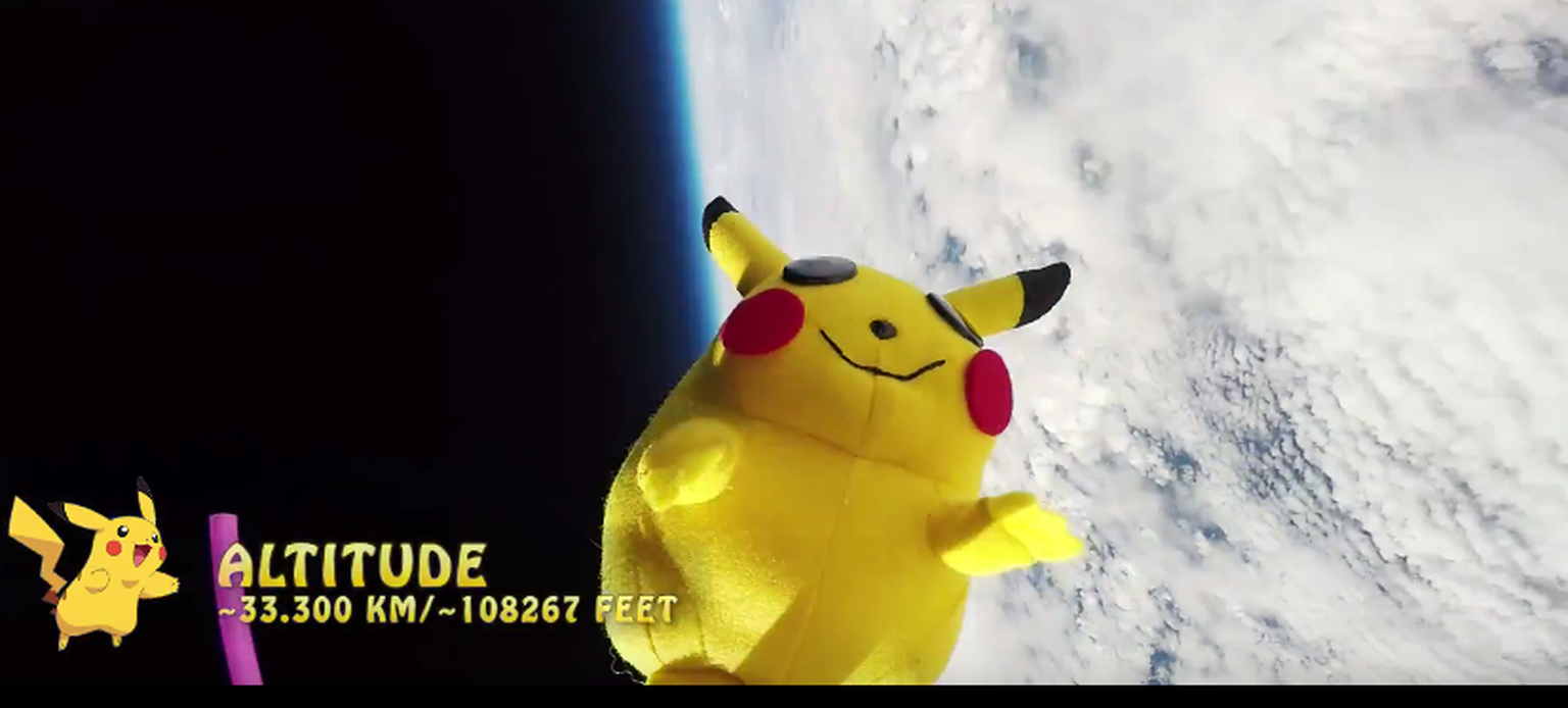 Eestlaste lennutatud maailma esimene Pokemon kosmoses