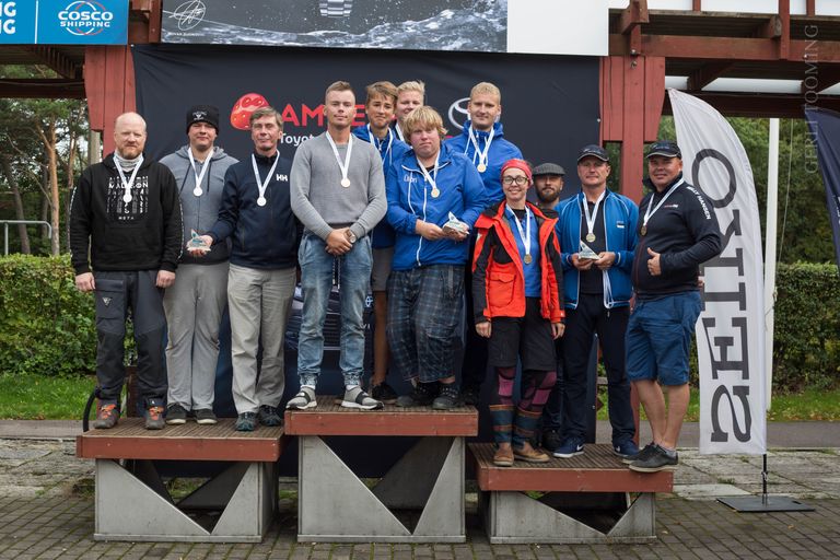 ESTLYS II grupi poodium - Avamerepurjetamise Tallinna Meistrivõistlused lühirajal - 7.-8. septembril 2019 Kalevi Jahtklubis - SEIKO CUP 2019