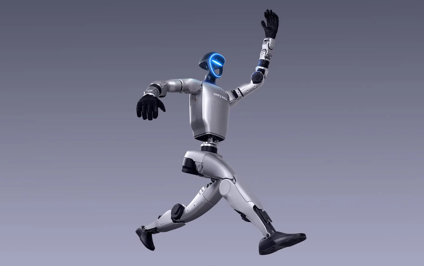 Hiinlaste G1 robot on varustatud tugeva arvutusvõimsusega ja loodud töötama keerulistes tingimustes.