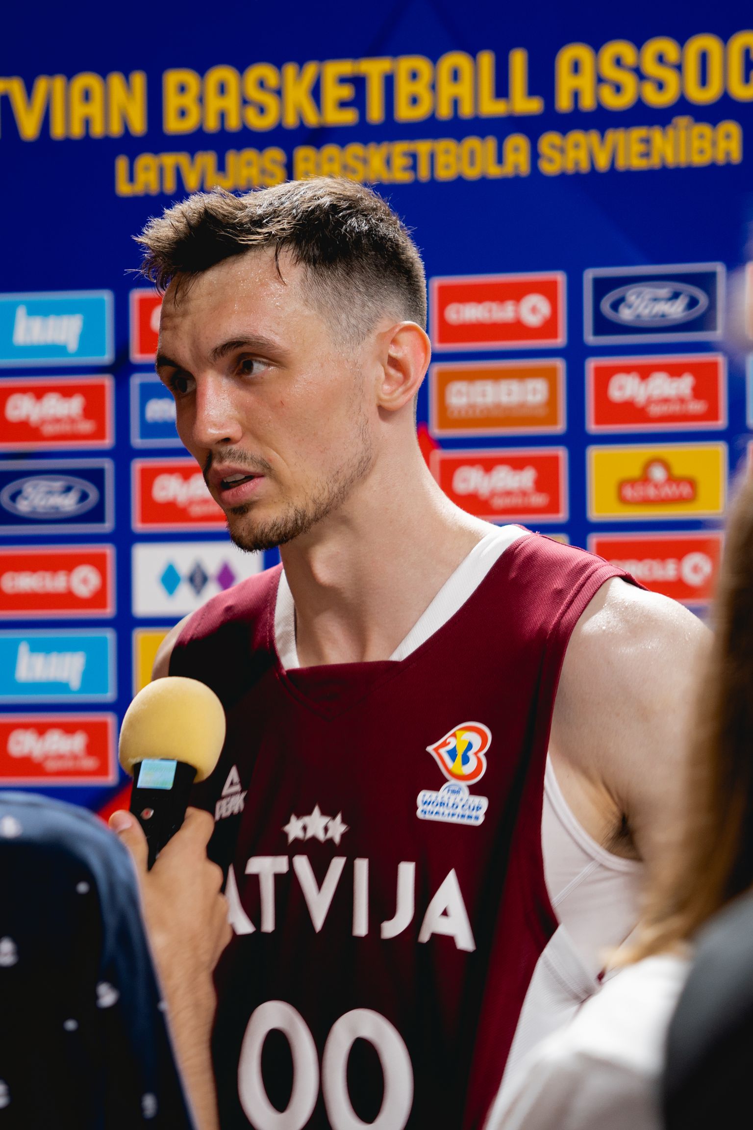 Latvijas basketbolists Rodions Kurucs