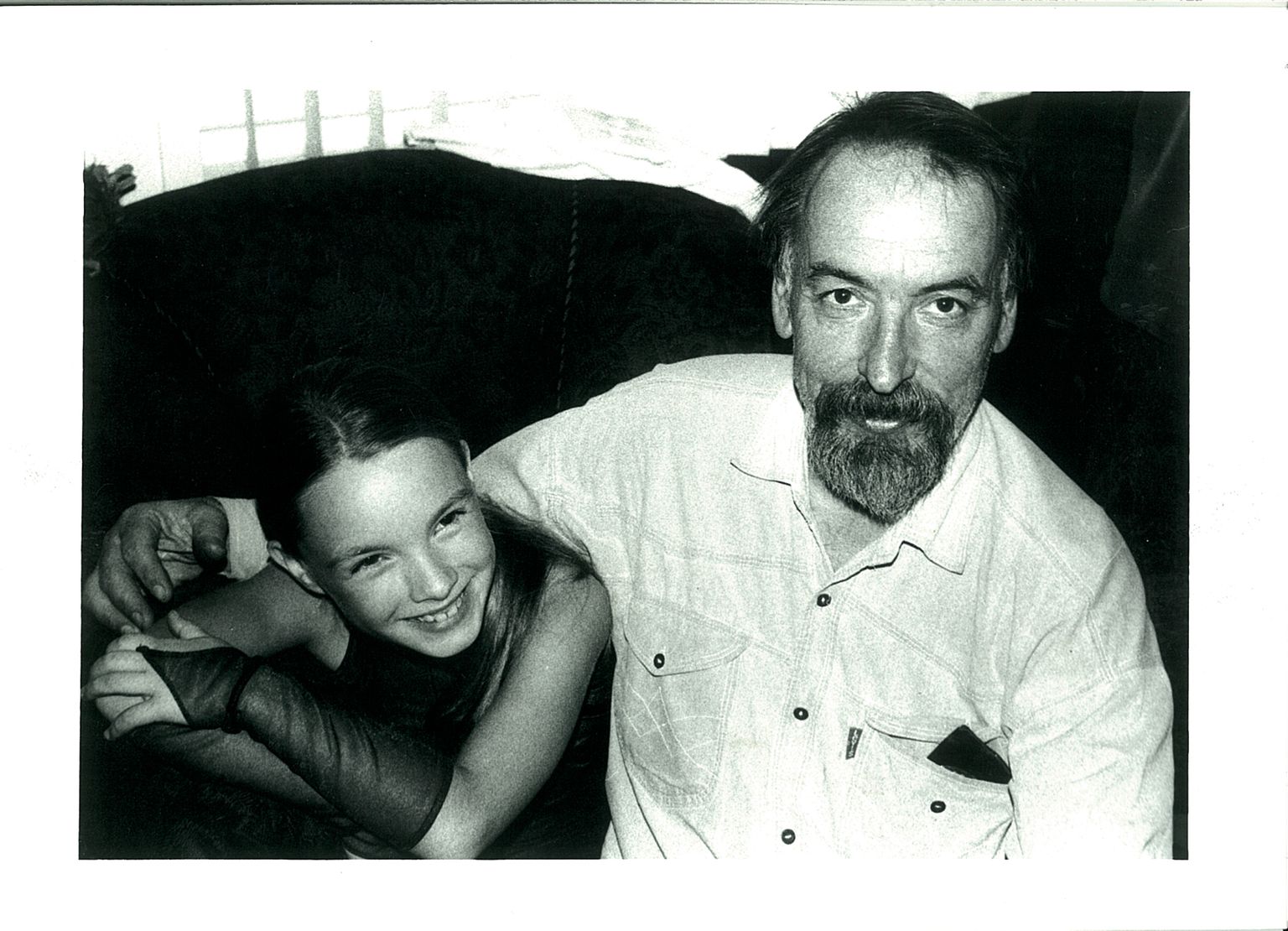 Катрина Гупало в детстве со своим отцом