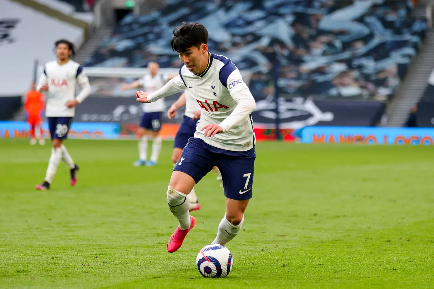 Tottenham Hotspuri tähtmängija Son Heung-min.