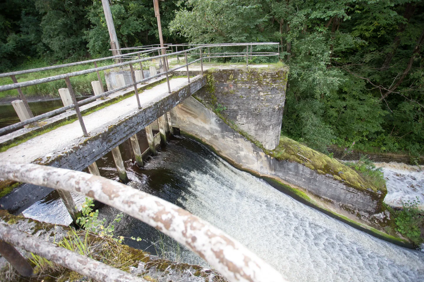 Hüdroelektrijaam. Pilt on illustratiivne