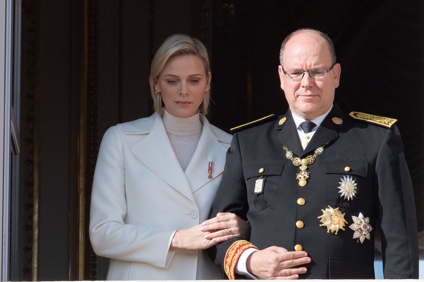 Monaco vürstinna Charlene ja vürst Albert II 2019. aasta novembris.
