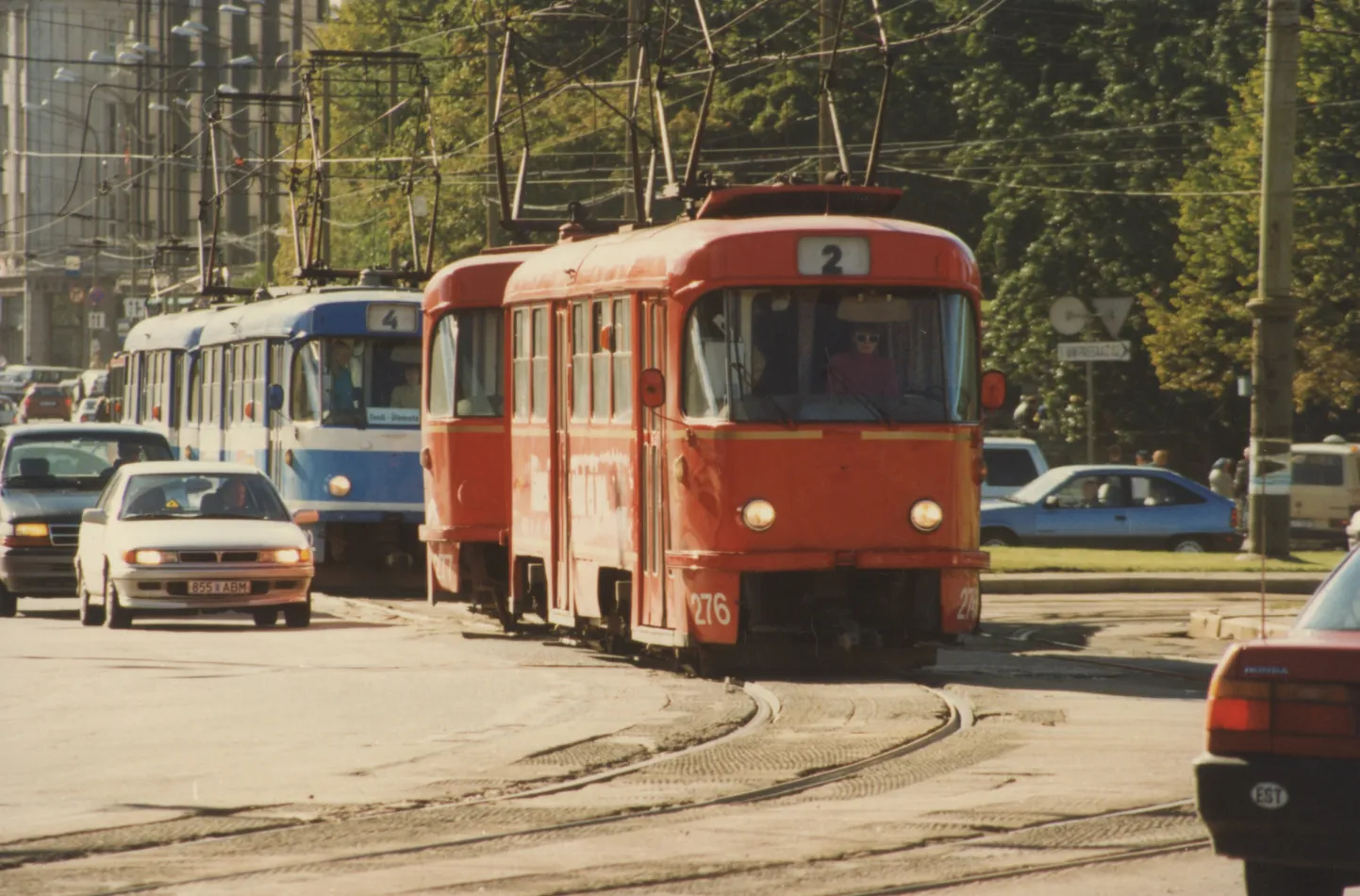 Tallinn, 90ndad. Tramm.