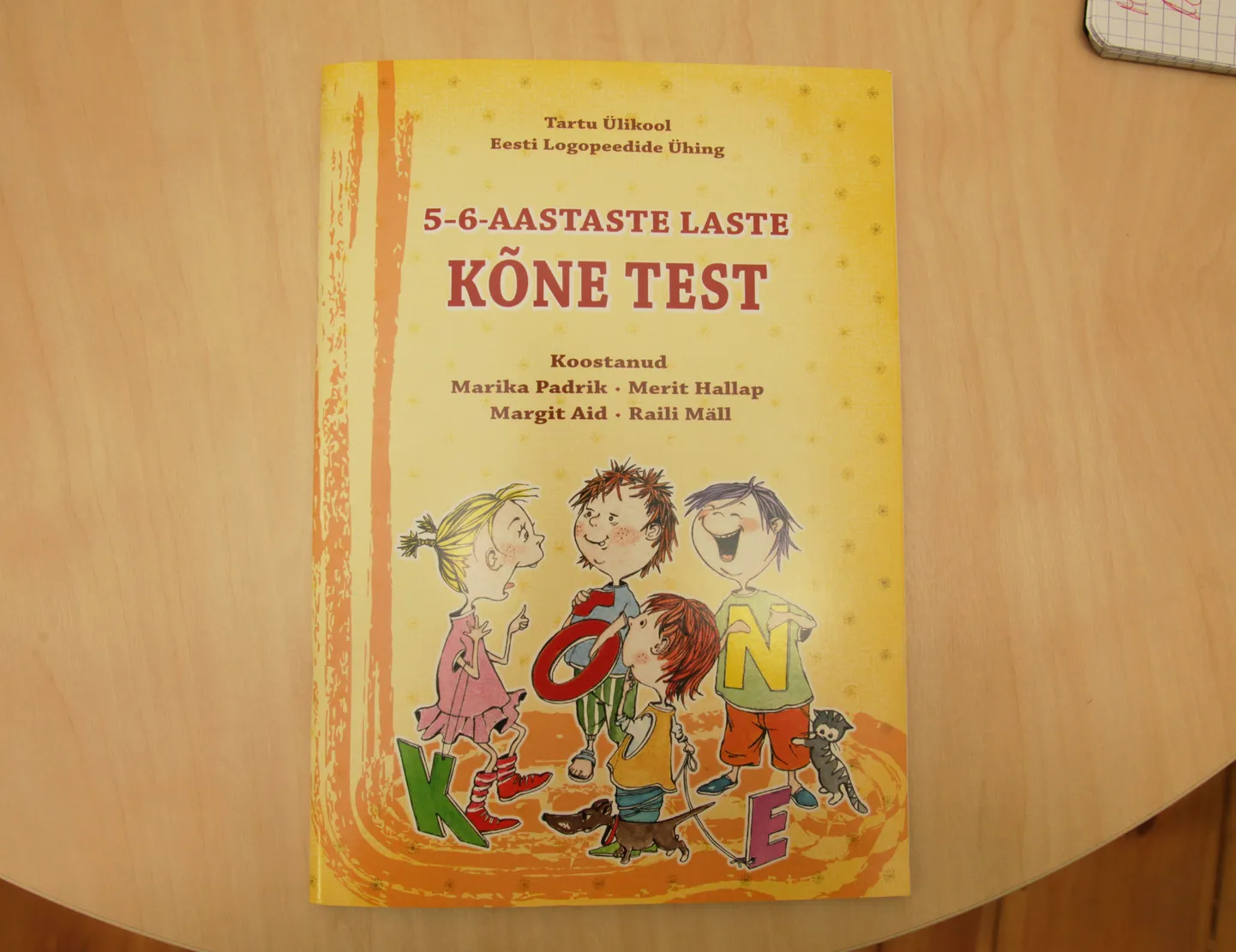 Tartu Ülikooli haridus- ja sotsiaalteaduskonnas koostatud viie kuni kuue aastaste laste kõne hindamise test.