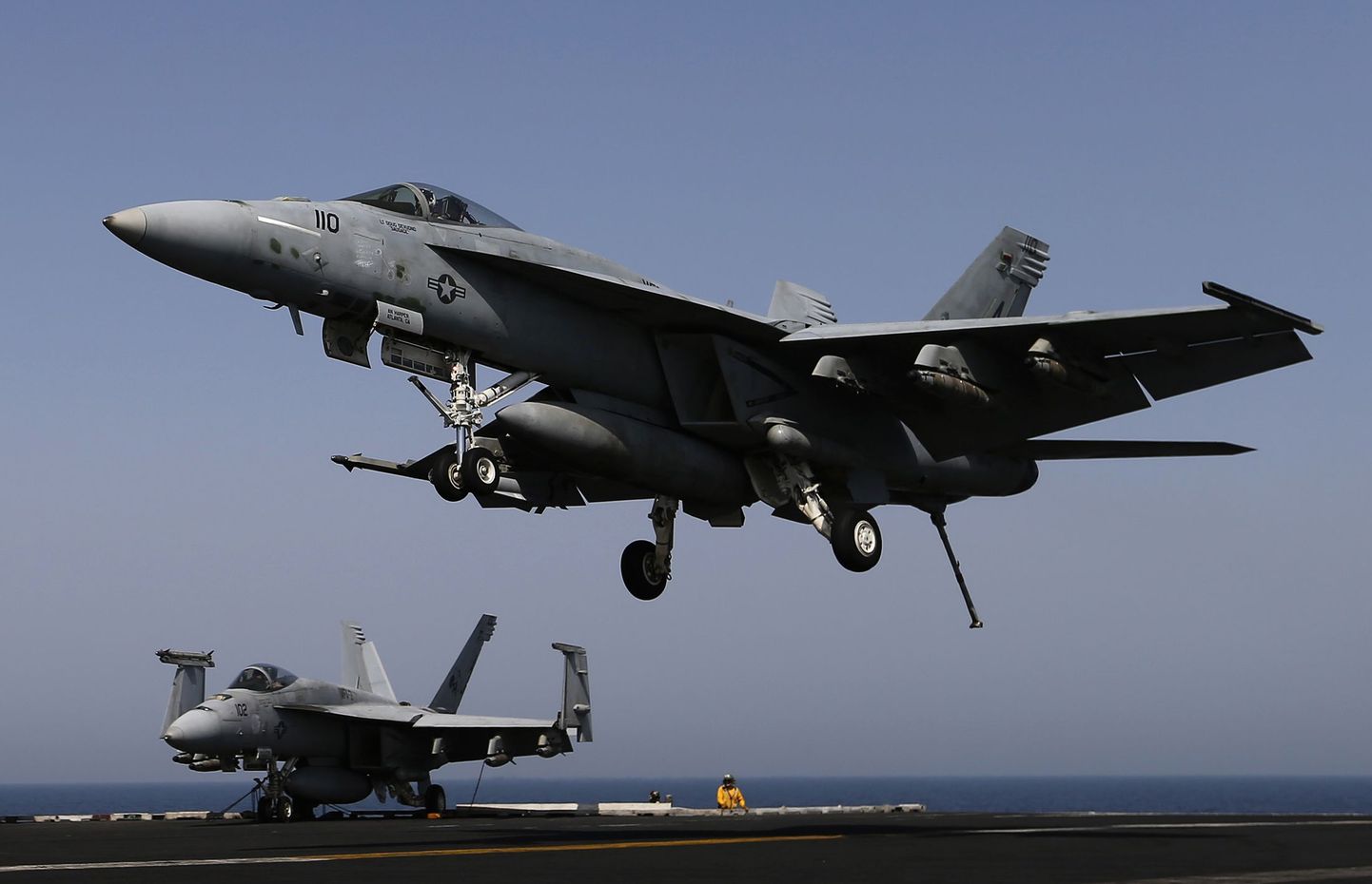 USA õhujõudude F/A-18E Super Hornet hävitajad