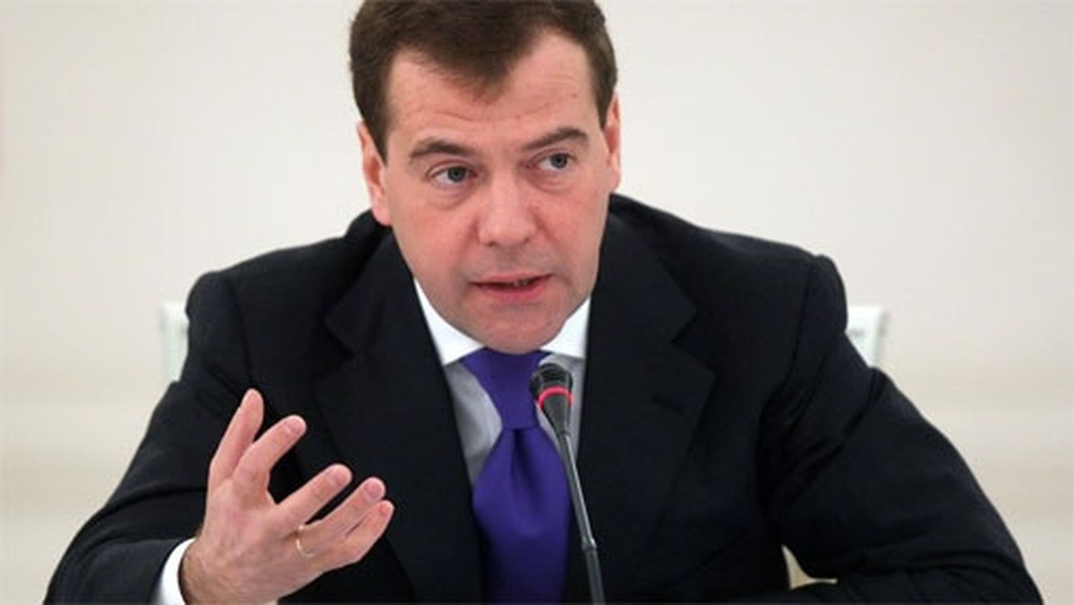 Krievijas premjers Dmitrijs Medvedevs.