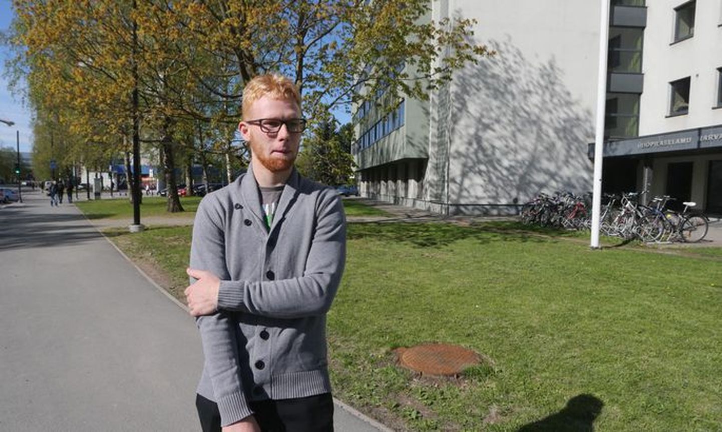 Студент ТТУ Йорген Кивила должен освободить общежитие Тартуского университета на Нарвском шоссе, 25.
