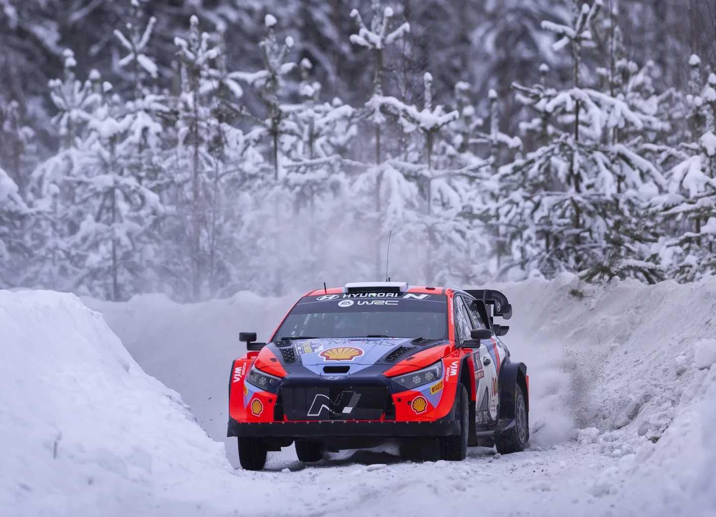 Ott Tänak ja Martin Järveoja Rootsi MM-rallil.