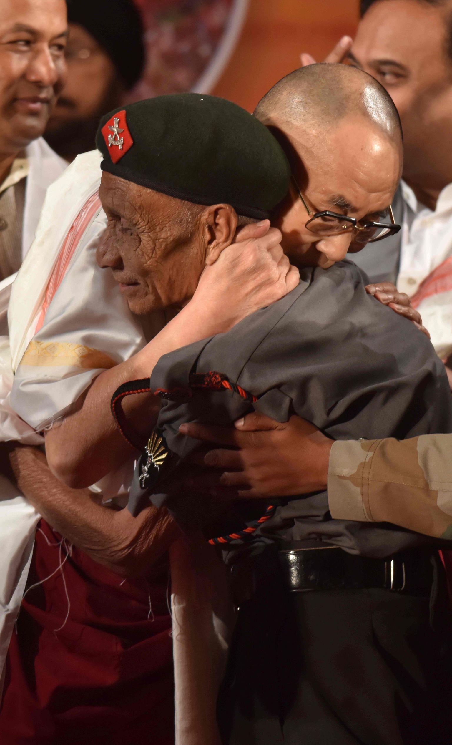 Dalai-laama ja India endise sõduri Naren Chandra Dasi taaskohtumine