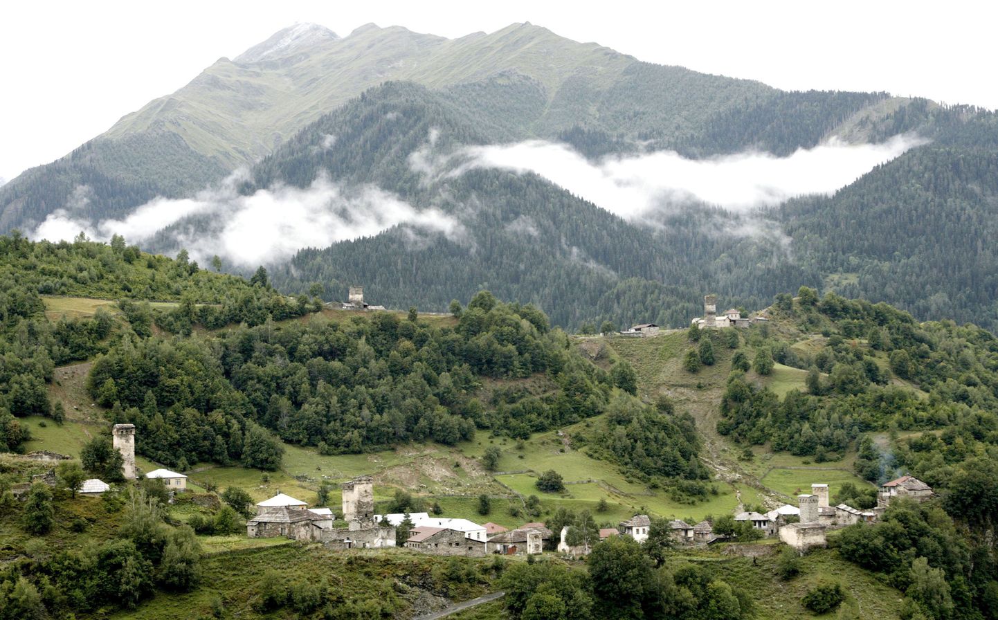 Svanethi mäeahelik Gruusias.