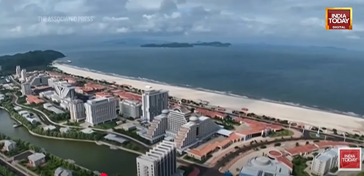 Курорт Северной Кореи Wonsan Kalma Beach