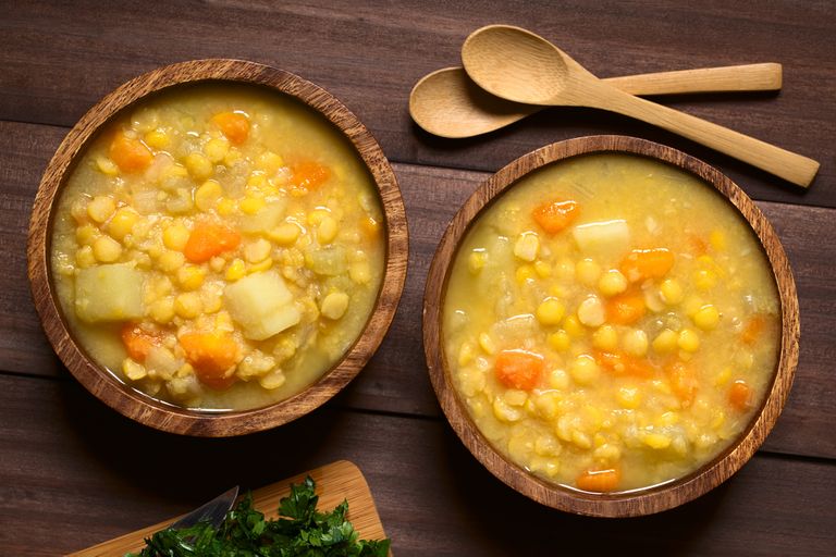Yellow Split Pea and Vegetable Soup Гороховый суп