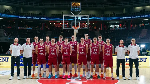 Turpinās Latvijas basketbola izlases lejupslīde FIBA rangā