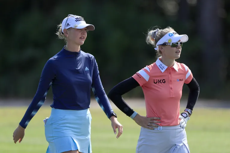 Sebastian Korda õed Jessica Korda (vasakul) ja Nelly Korda kuuluvad naiste golfi maailma paremikku.