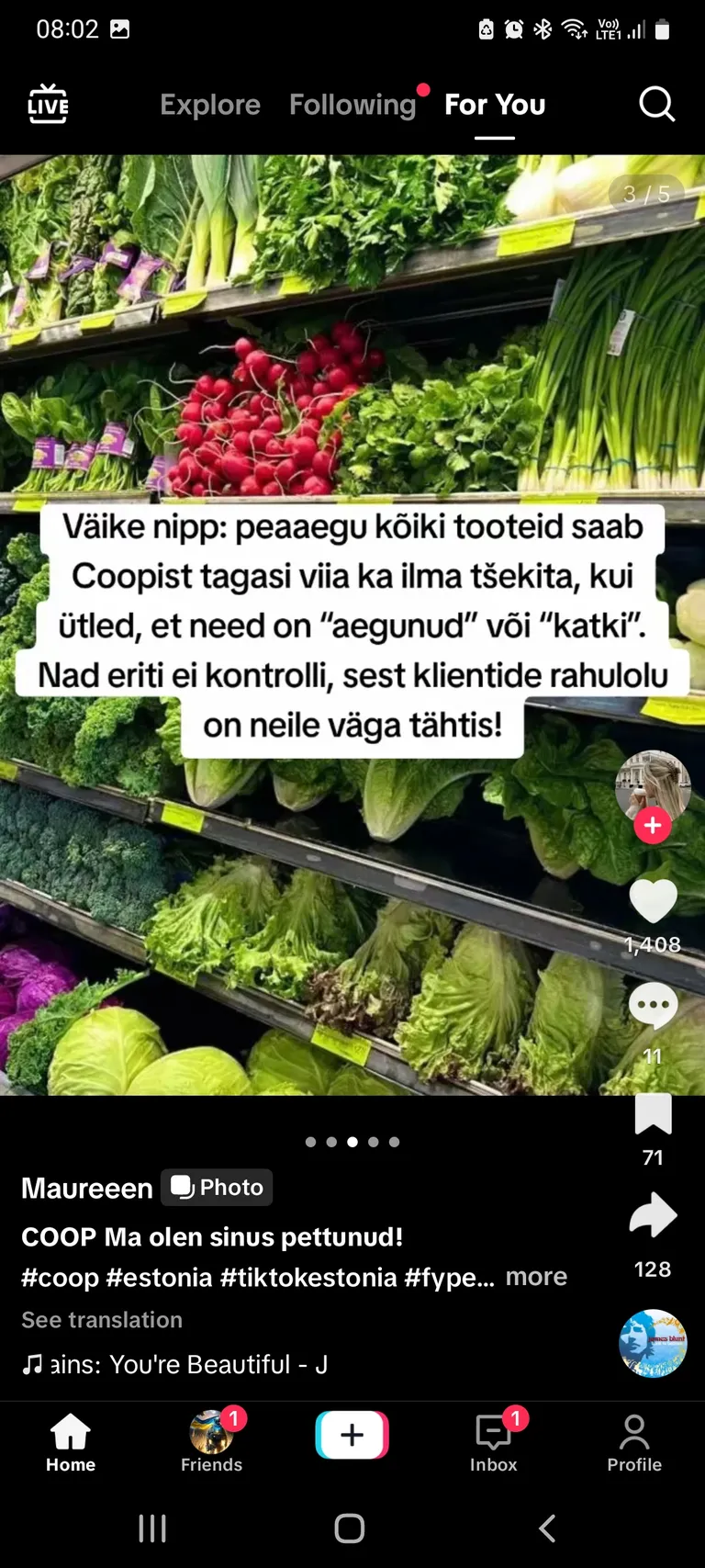 Postitus näib küll usutav, kuid on võlts.