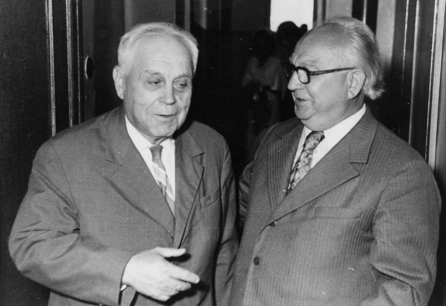 Legendaarse muusikaõpetaja Jaan Pakuga (vasakul) sidus Elmar Kanterit aastatepikkune sõprus ja ühise asja ajamine.