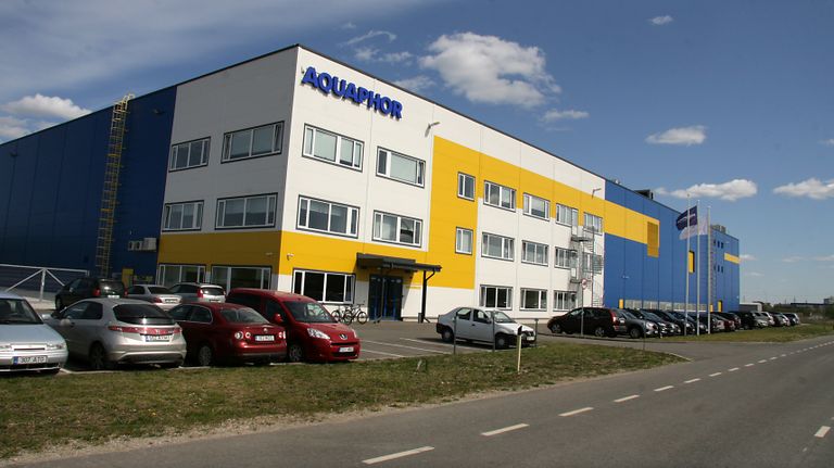 Завод водных систем "Aquaphor" - крупнейшее предприятие в Нарвском промышленном парке.