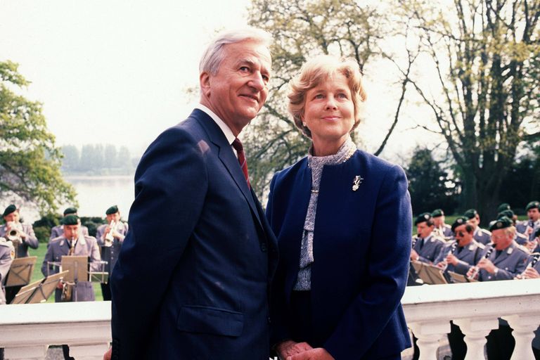 Saksa president Richard von Weizsäcker koos oma abikaasa Marianne'iga 1990. aastal.