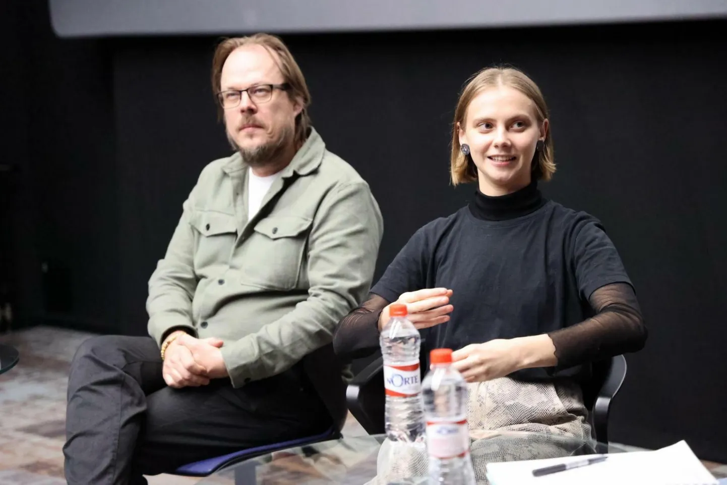 Ardo Ran Varres ja Alice Siil jagasid mõtteid ja kogemusi filmi «Vari» loomisprotsessist.