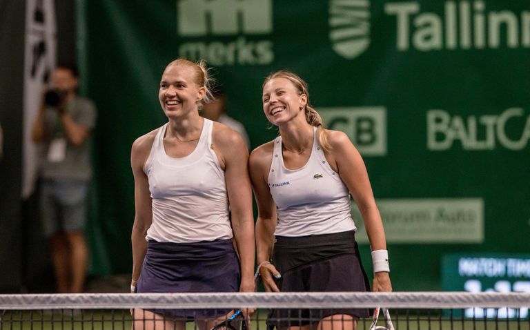Eesti tennise suurkujud Kaia Kanepi (vasakul) ja Anett Kontaveit nautisid suvel Tallinnas kodupubliku ees mängimist. 