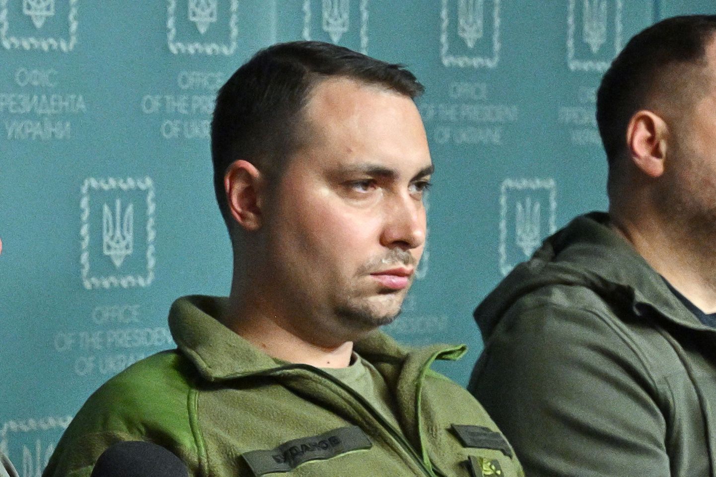 Глава ГУР Кирилл Буданов на пресс-конференции в Киеве 22 сентября 2022 года.