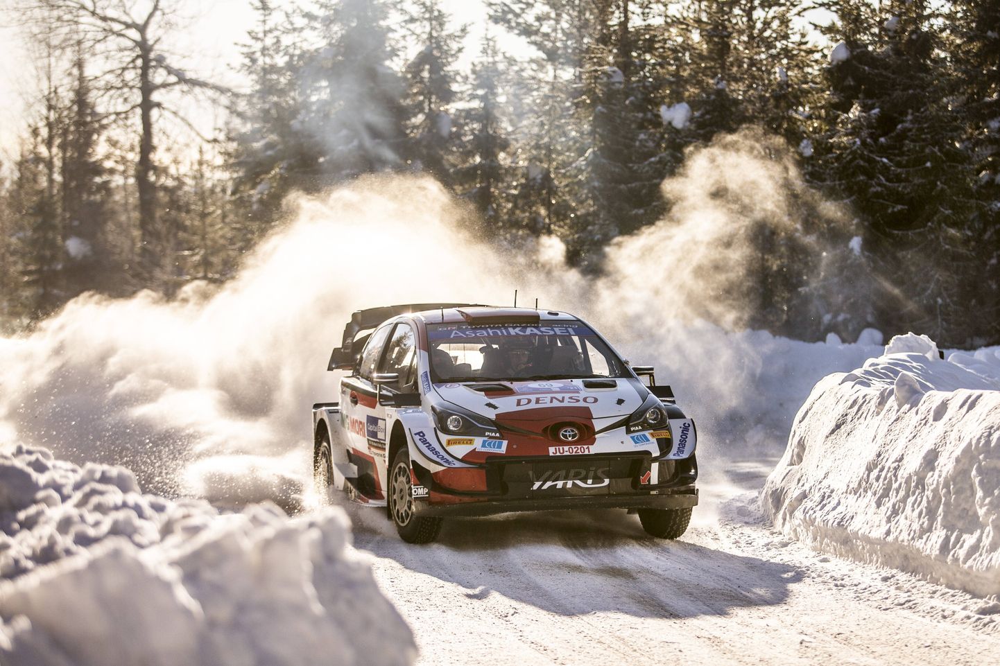 Toyota käis Arctic Rallyl kogemusi hankimas ja see aitas Kalle Rovanperäl jõuda MM-etapil teisele kohale.