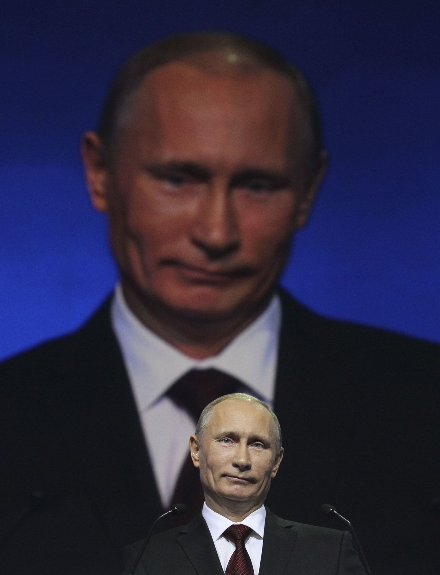 Putin eile peetud Ühtse Venemaa kongressil.