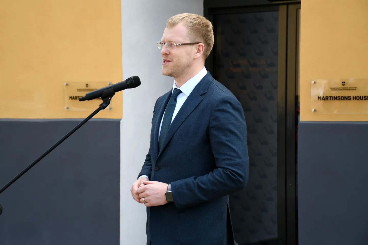 Daugavpils domes priekšsēdētājs Andrejs Elksniņš.