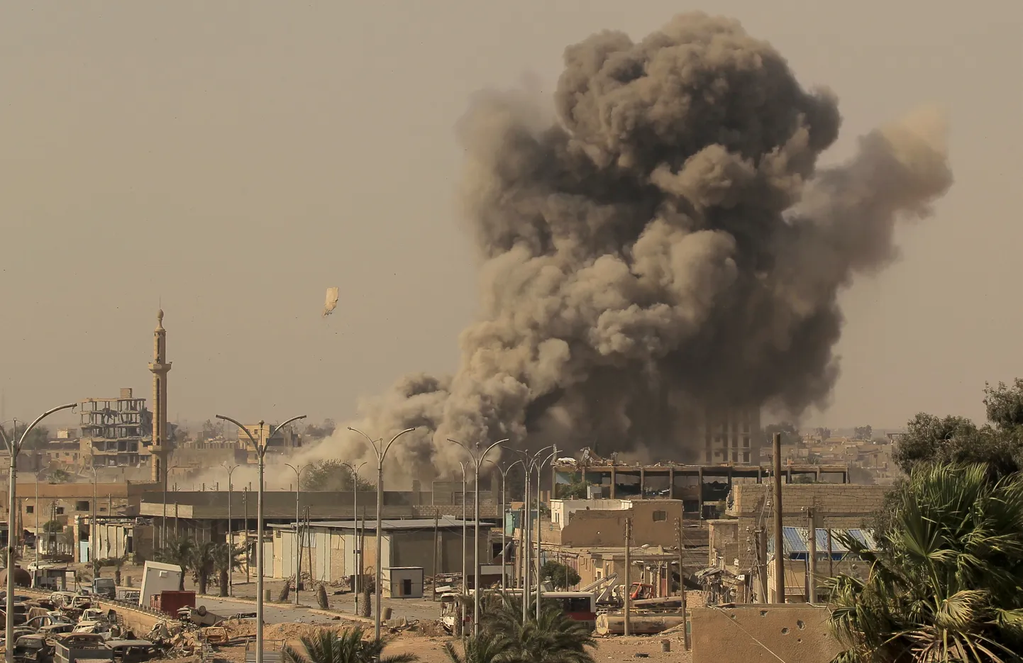 Plahvatus Raqqa linnas.