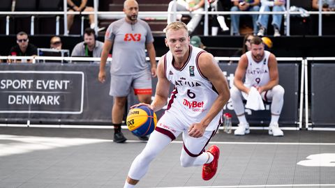 Lietuva uzveic Latviju arī 3x3 basketbolistā Eiropas kausa finālā