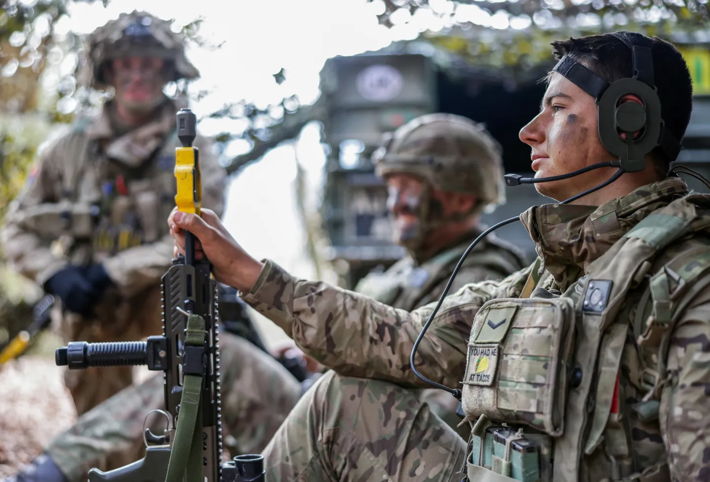 Briti sõdurid õppustel Allied Spirit 25.