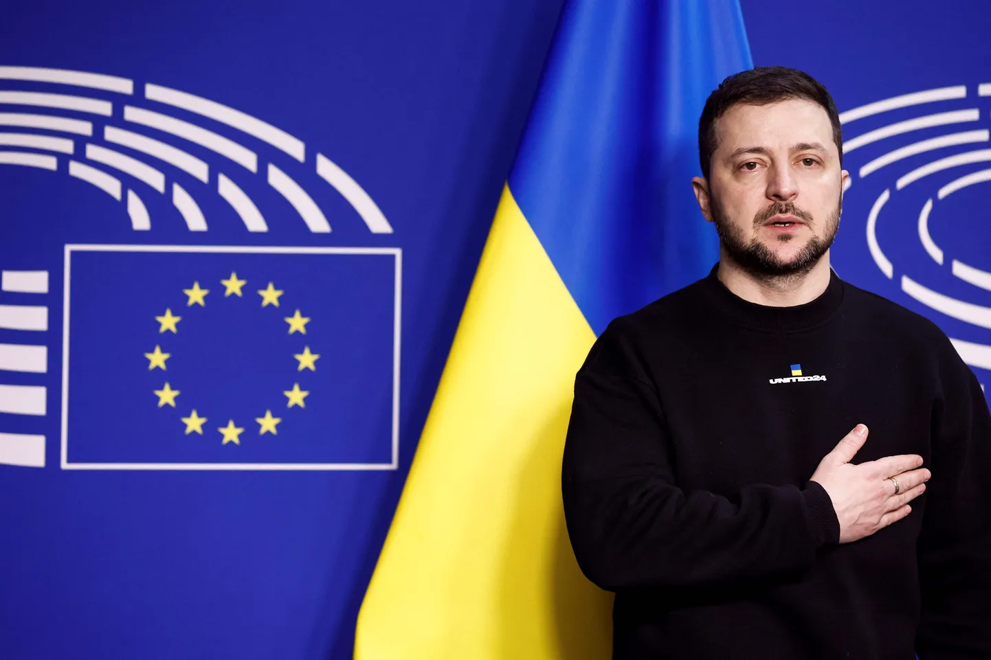 Владимир Зеленский в Европарламенте