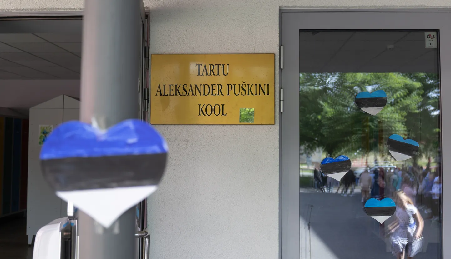 Senine Aleksander Puškini kool paneb uue nimega punkti eestikeelsele õppele ülemineku protsessile.