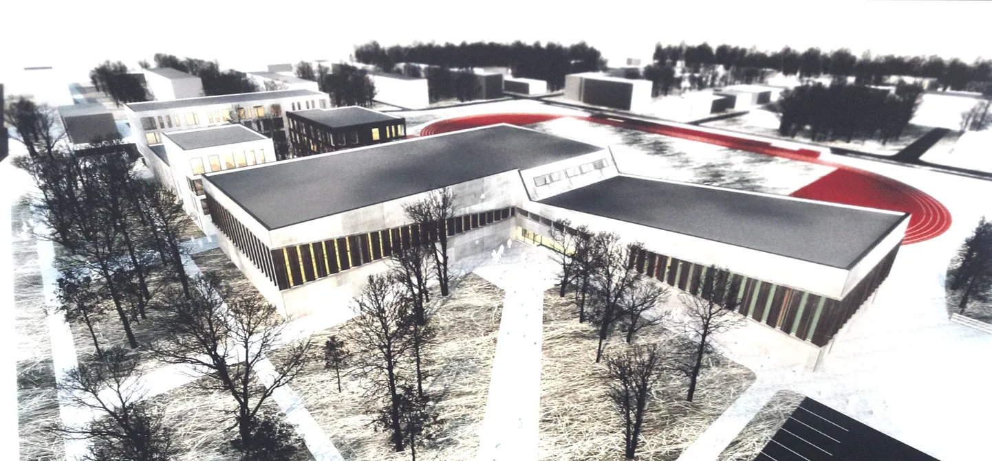 Sõle spordikompleksi ideekonkursi võidutöö.