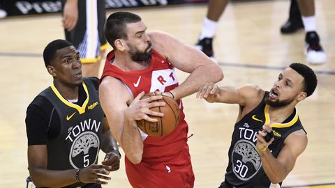 NBA otsepilt: kas Raptors suudab finaalseeria Warriorsi vastu lõpetada? 