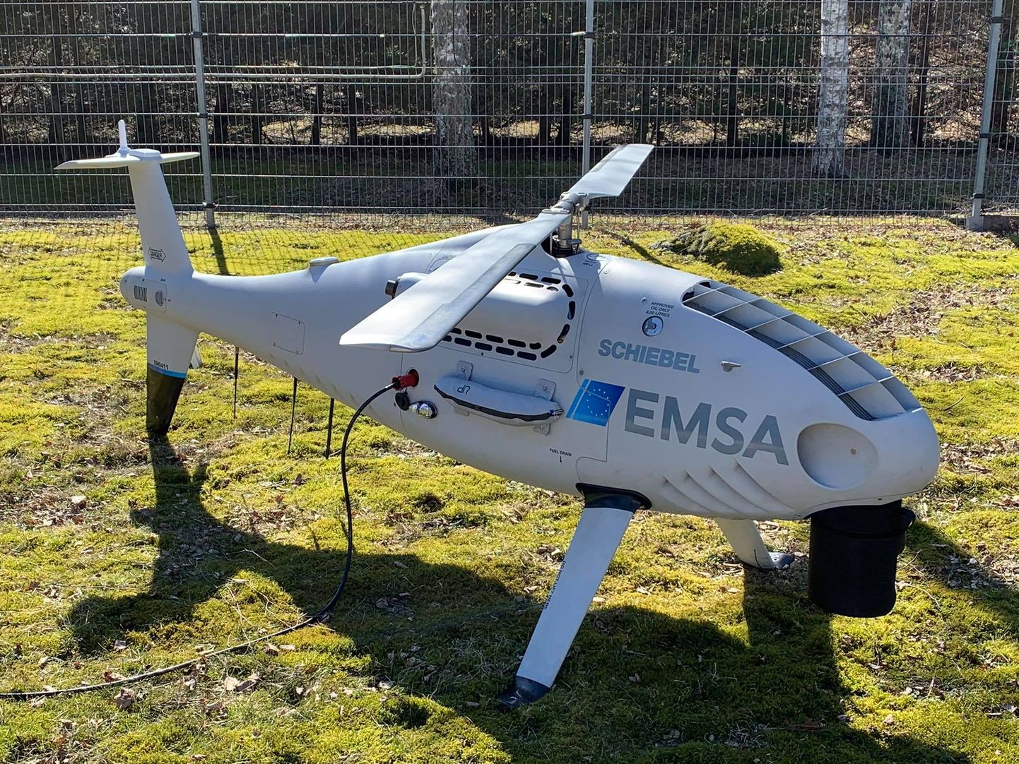 EMSA droon Schiebel CAMCOPTER S-100 aitab kevadkuudel Eesti  mereala jälgida.