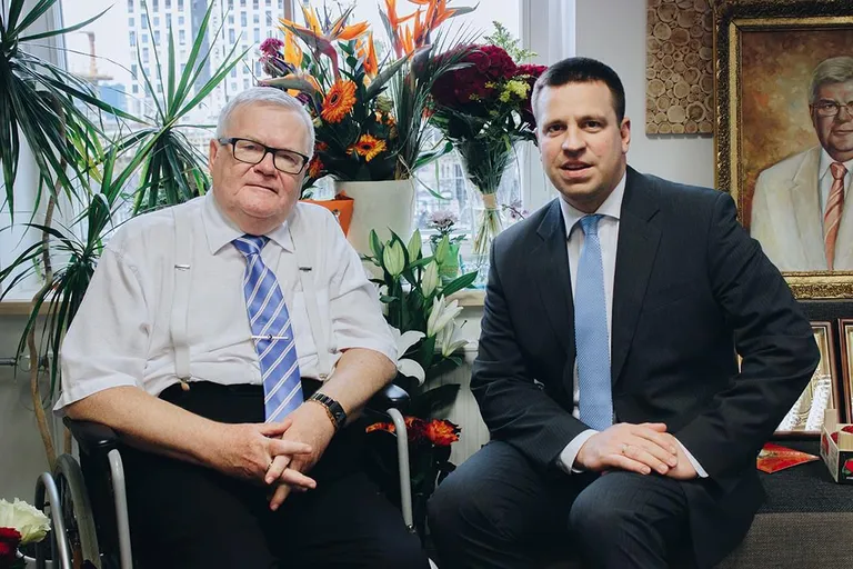 Edgar Savisaar ja Jüri Ratas./ Evelyn Kungla / Facebook