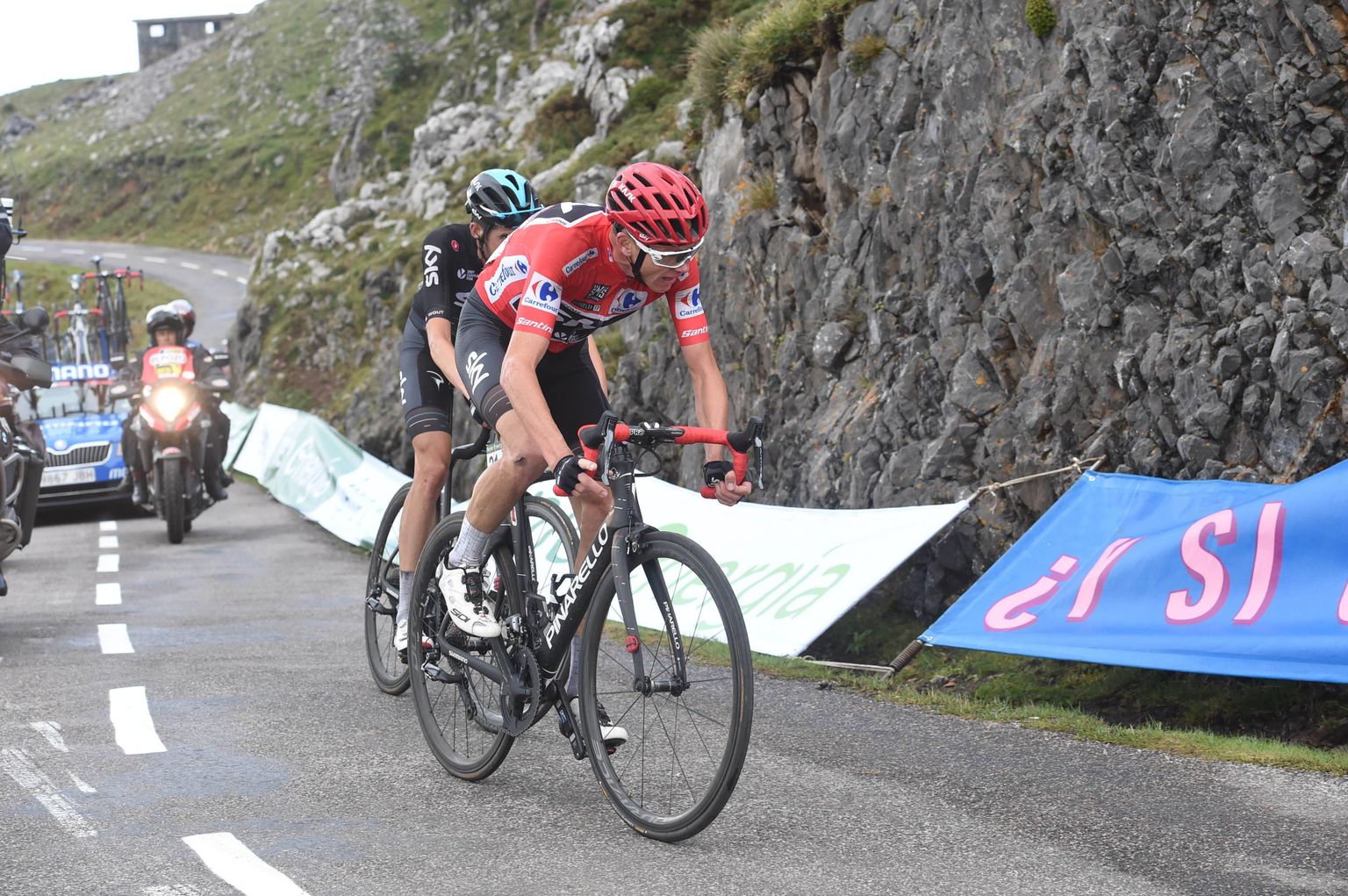 Chris Froome rassimas eelviimasel etapil oma karjääri viienda suurvõidu, esimese Vuelta tiitli nimel.