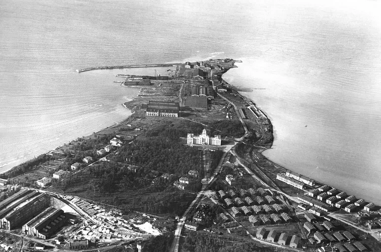 Õhuvaade Vene-Balti tehasele 1920. aastatel.