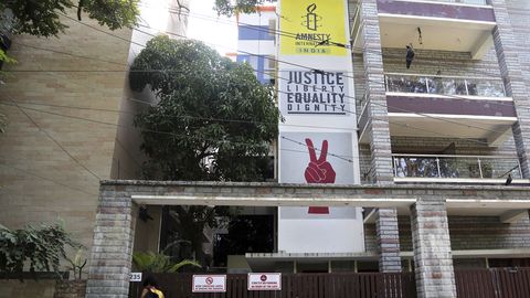India politsei otsis läbi Amnesty Internationali kontori