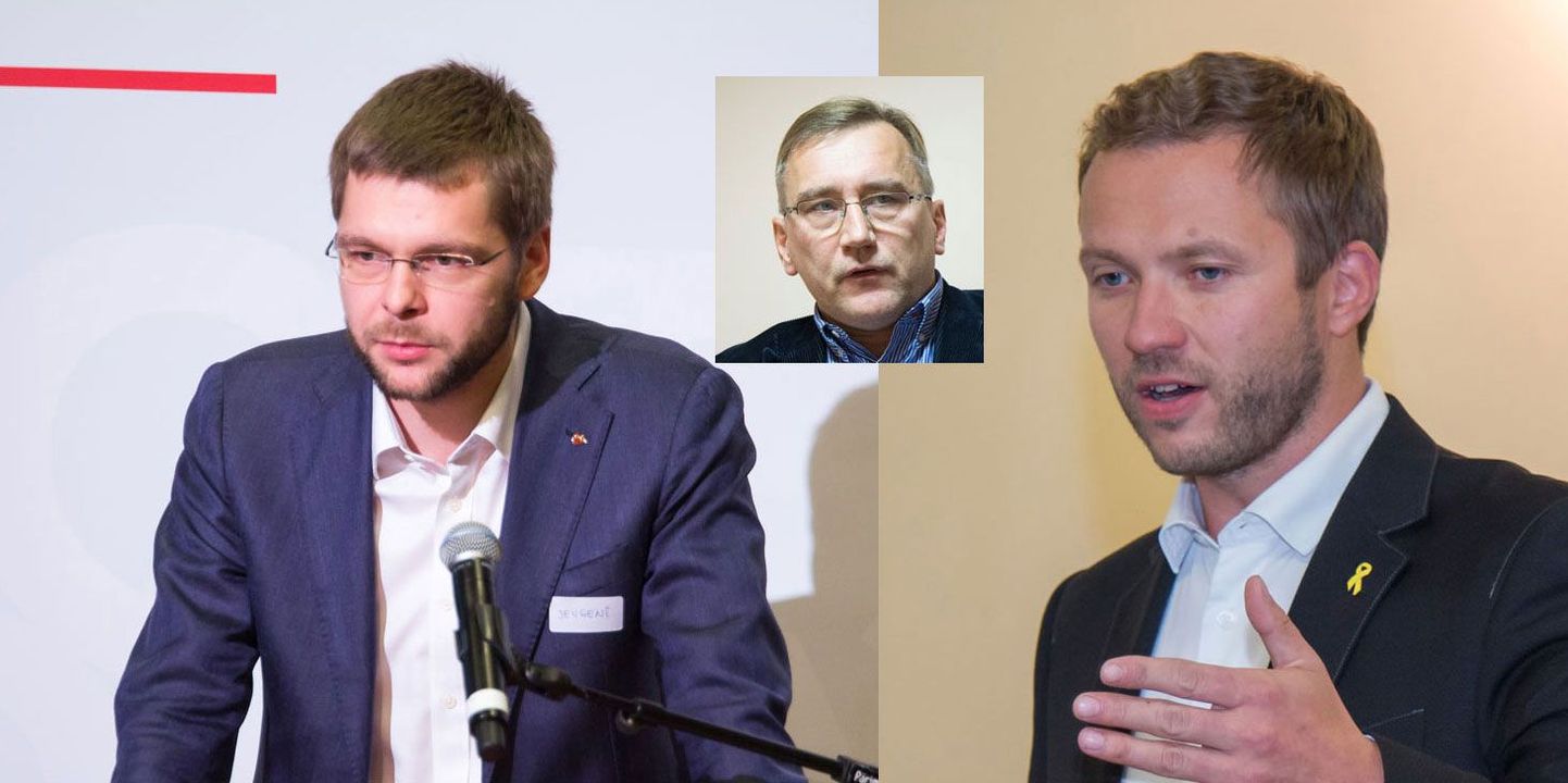 Евгений Осиновский и Маргус Цахкна ранее поссорились из-за кандидатуры Юхана Партса.