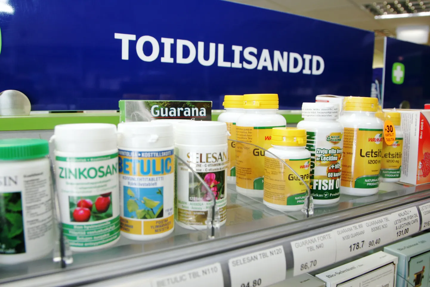 Toidulisandeid tuleb kogu aeg juurde.